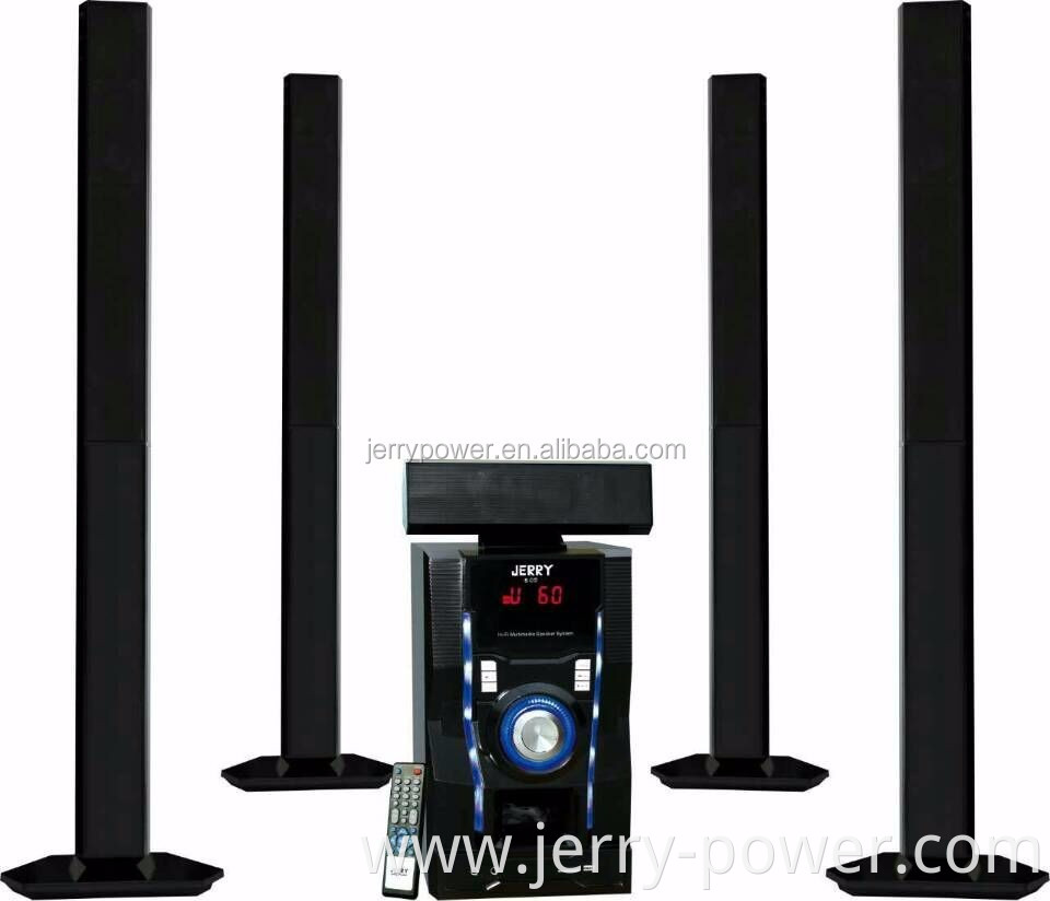 Electro voice 5.1 ch home theater speaker system fm radio soundbar with power amplifiers professional